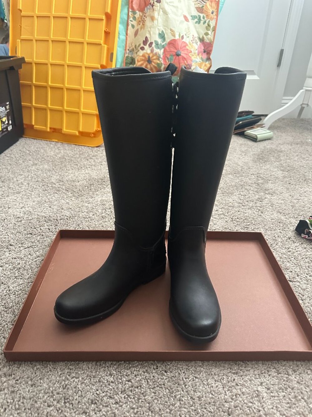 Coach Black Rain Boots (7)